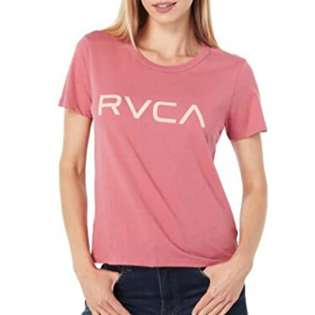 RVCA Women's Big Slim Crew Lifestyle Tops RVCA Women's Big Slim Crew Lifestyle Tops