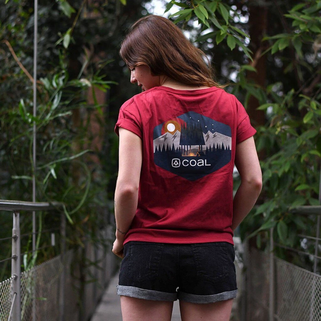 Lifestyle Tops Coal Women's Cedar Creek Tee Lifestyle Tops Coal Women's Cedar Creek Tee