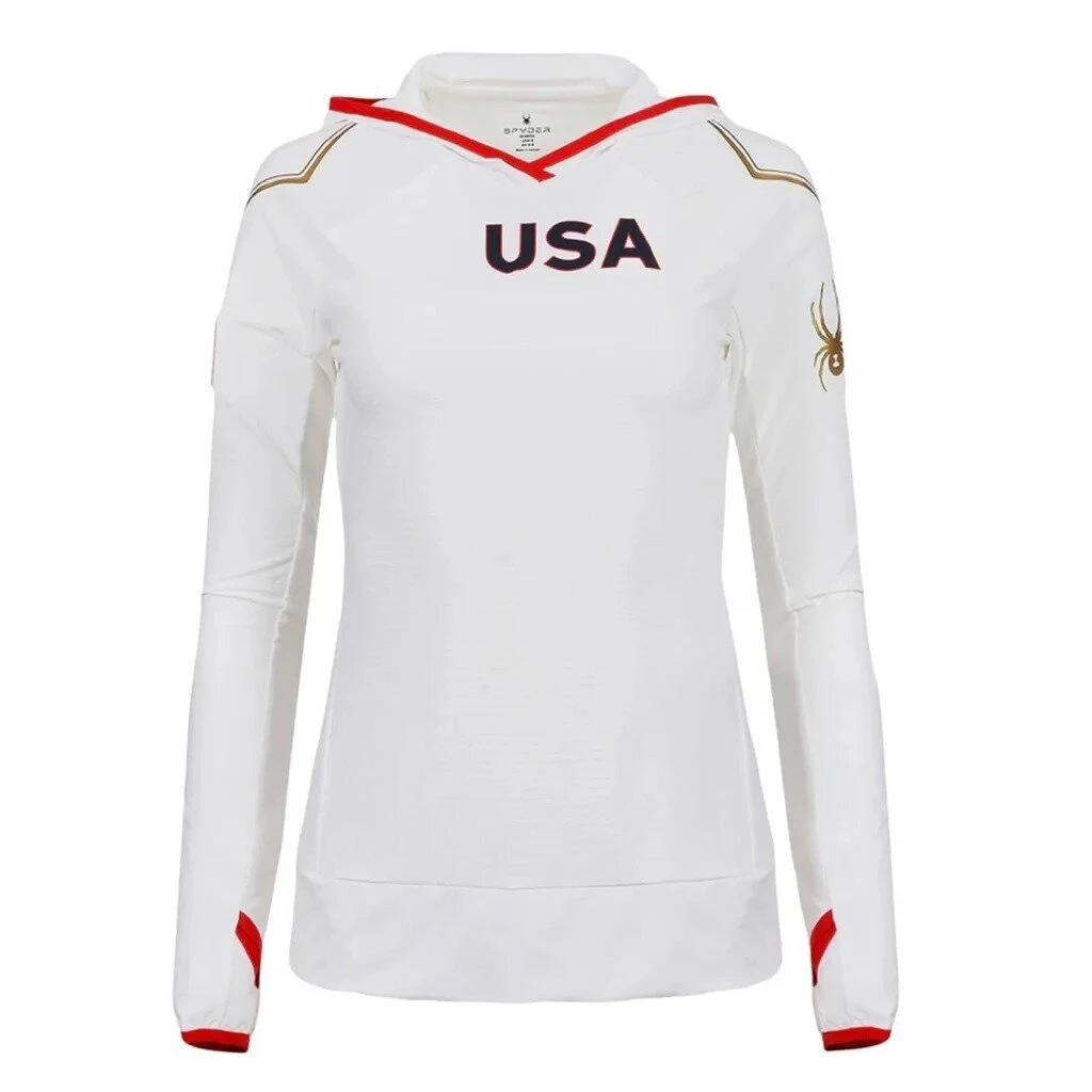 Bike Spyder Women's USA National Sprynter Hoodie Bike Spyder Women's USA National Sprynter Hoodie