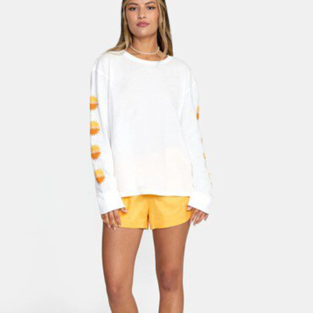 RVCA Women's Rotation Long Sleeve Lifestyle Tops RVCA Women's Rotation Long Sleeve Lifestyle Tops