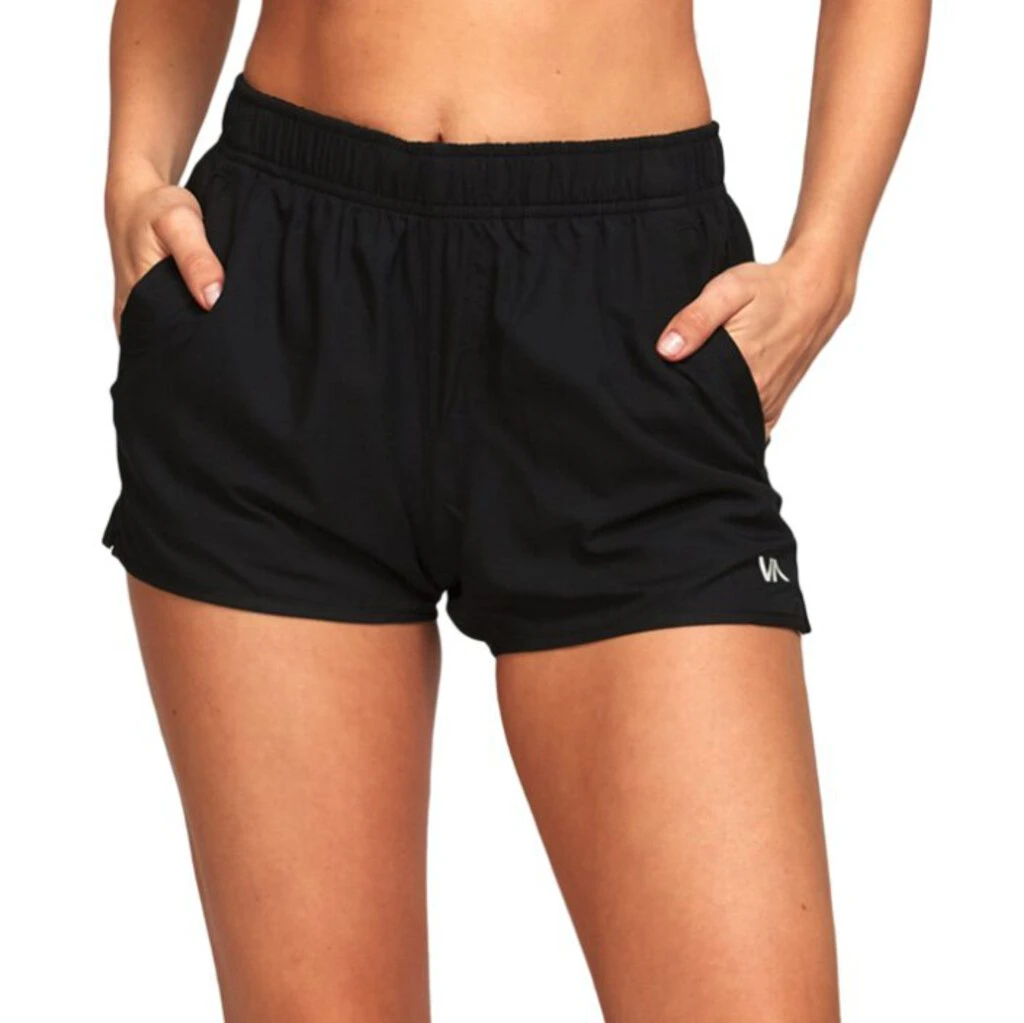 RVCA Women's Yogger Stretch Shorts Lifestyle Bottoms RVCA Women's Yogger Stretch Shorts Lifestyle Bottoms
