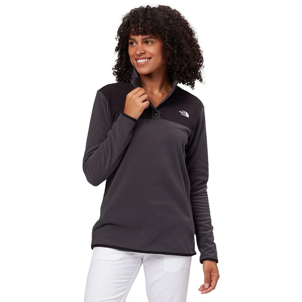 The North Face Women's TKA Glacier Snap-Neck Fleece Pullover The North Face Women's TKA Glacier Snap-Neck Fleece Pullover