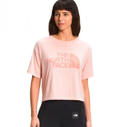 The North Face Women's Short Sleeve Half Dome Crop Tee Lifestyle Tops