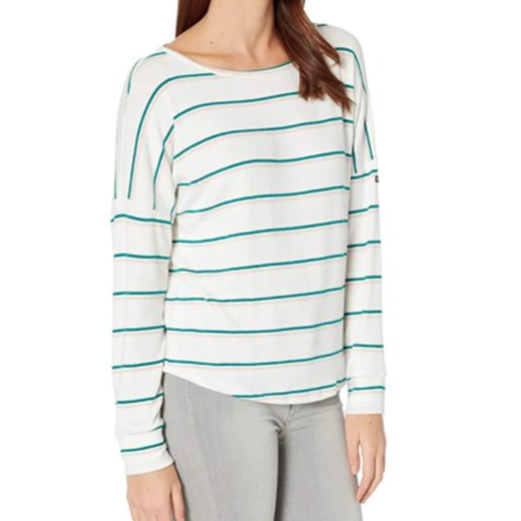 Roxy Women's Holiday Everyday Stripe Long Sleeve Shirt Roxy Women's Holiday Everyday Stripe Long Sleeve Shirt