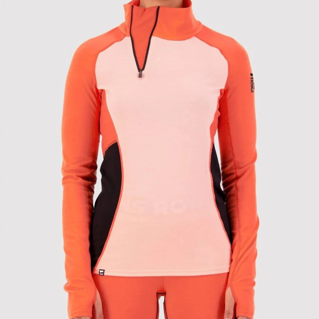 Base Layers Mons Royale Women's Olympus 3.0 Half Zip Merino Baselayer 250 Shirt Base Layers Mons Royale Women's Olympus 3.0 Half Zip Merino Baselayer 250 Shirt