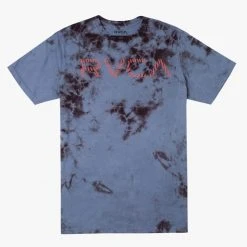 RVCA Men's Radar Tie Dye Tee Shirt Lifestyle Tops