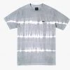 RVCA Men's Manic Tie Dye Strip Tee Shirt Lifestyle Tops