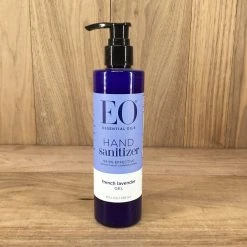Lone Pine Gear Exchange EO Hand Sanitizer French Lavender Gel 8 Oz Plastic Free Refill Station
