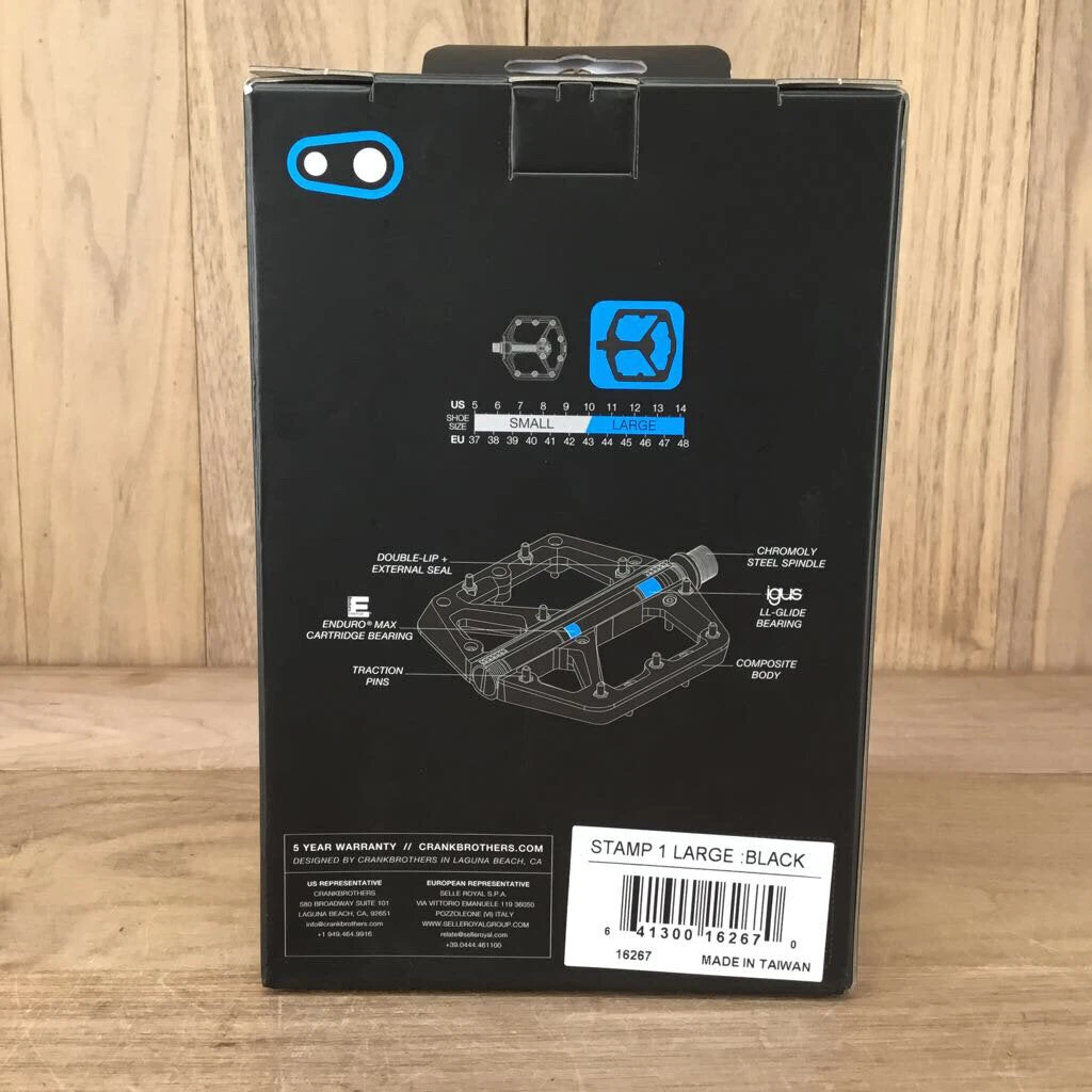 Crank Brothers Crank Bros. Stamp 1 Bike Pedals Bike Parts & Accessories Crank Brothers Crank Bros. Stamp 1 Bike Pedals Bike Parts & Accessories