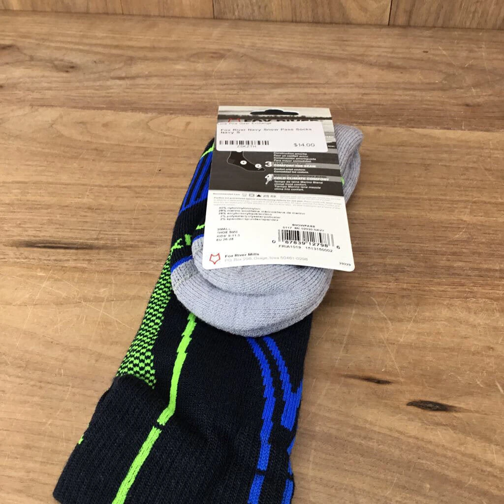 Fox River Navy Snow Pass Socks Fox River Navy Snow Pass Socks