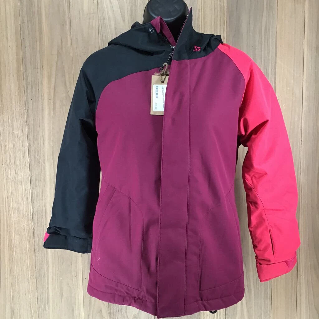 Junior Volcom Jr Hooded Insulated Jacket Junior Volcom Jr Hooded Insulated Jacket