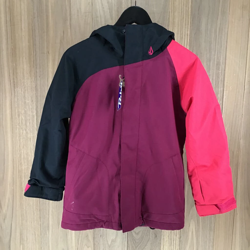 Junior Volcom Jr Hooded Insulated Jacket Junior Volcom Jr Hooded Insulated Jacket