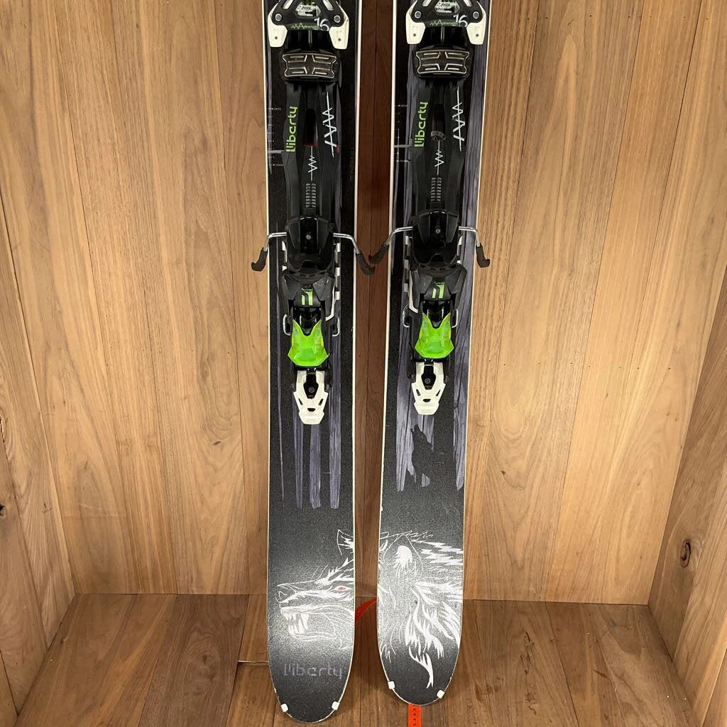 Liberty Joe Schuster Skis W/ Liberty Adrenalin 16 A/T Bindings And Pomoca Skins Liberty Joe Schuster Skis W/ Liberty Adrenalin 16 A/T Bindings And Pomoca Skins