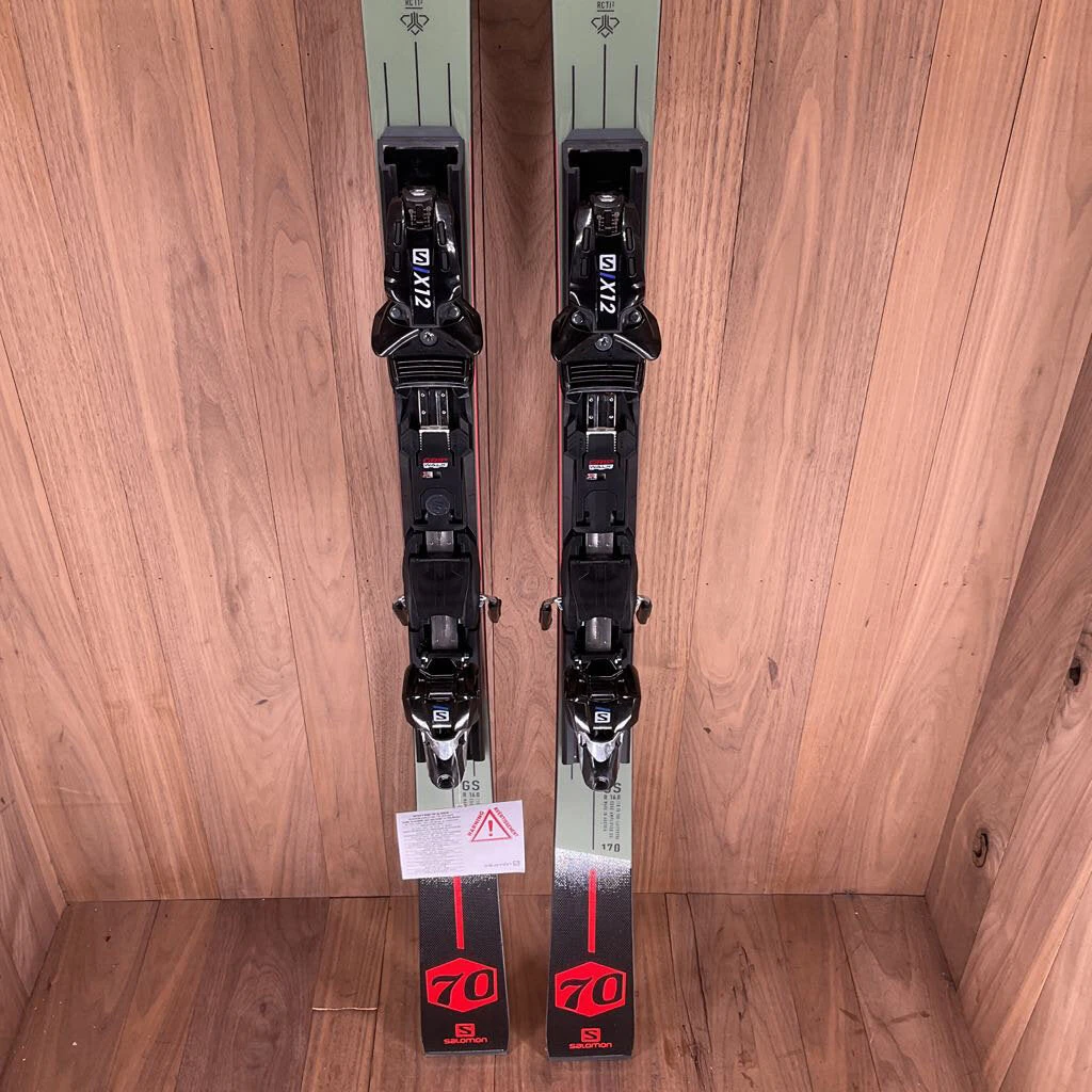 Salomon S/Race 70 LTD Skis W/ Salomon X 12 Bindings Salomon S/Race 70 LTD Skis W/ Salomon X 12 Bindings