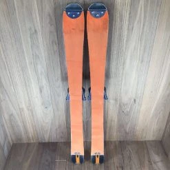 K2 Junior's Luv Bug W/ Voile Tele Binding And Skins Skis