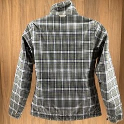 Burton M's Plaid Insulated Fleece Full Zip Jacket Outerwear And Clothing