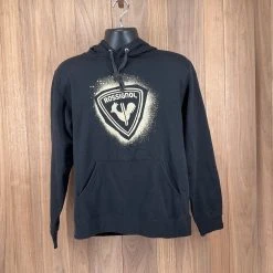 Rossignol Spray Paint Black Hoodie Lifestyle Tops