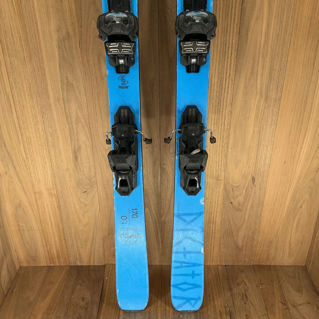 2022 Faction Dictator 1.0 W/ Tyrolia Attack 14 Demo Bindings Ski 2022 Faction Dictator 1.0 W/ Tyrolia Attack 14 Demo Bindings Ski