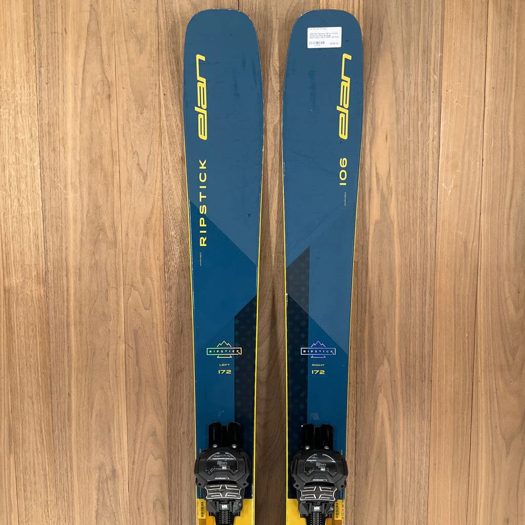Ski 2022 Elan Ripstick 106 W/ Tyrolia Attack 14 Demo Bindings Ski 2022 Elan Ripstick 106 W/ Tyrolia Attack 14 Demo Bindings
