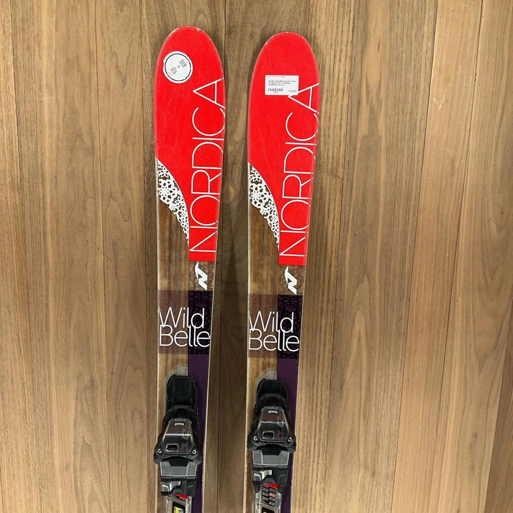 Nordica Wild Belle Women's Skis W/ Marker FDT 11 Bindings Nordica Wild Belle Women's Skis W/ Marker FDT 11 Bindings