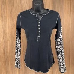 Lifestyle Tops Aventura Women's 1/2 Button Cotton Shirt