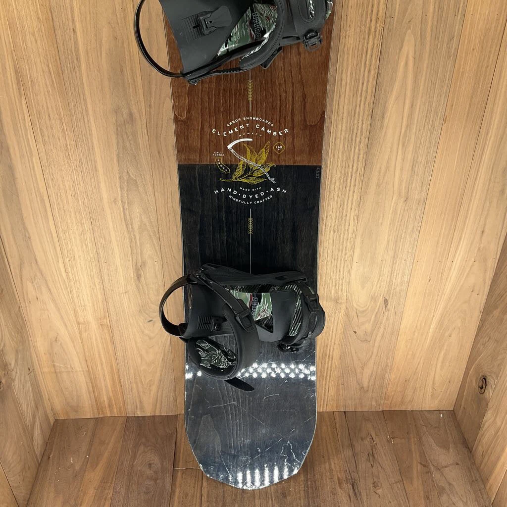 2022 Arbor Element Camber Snowboard W/ Nitro Zero Large Bindings 2022 Arbor Element Camber Snowboard W/ Nitro Zero Large Bindings