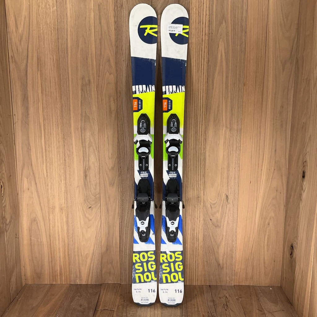 Rossignol Junior's Terrain Skis W/ Look Kidx Demo Binding Rossignol Junior's Terrain Skis W/ Look Kidx Demo Binding