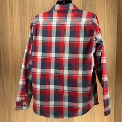 Adidas Men's Plaid Long Sleeve Button Up Shirt