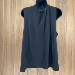 RVCA Women's Solid Label Deep V-Neck Tank Top Shirt Lifestyle Tops