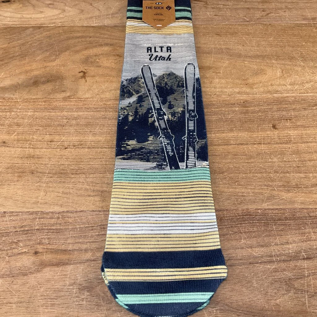 The Sock Lone Rock Alta Logo Sock Ski Socks The Sock Lone Rock Alta Logo Sock Ski Socks