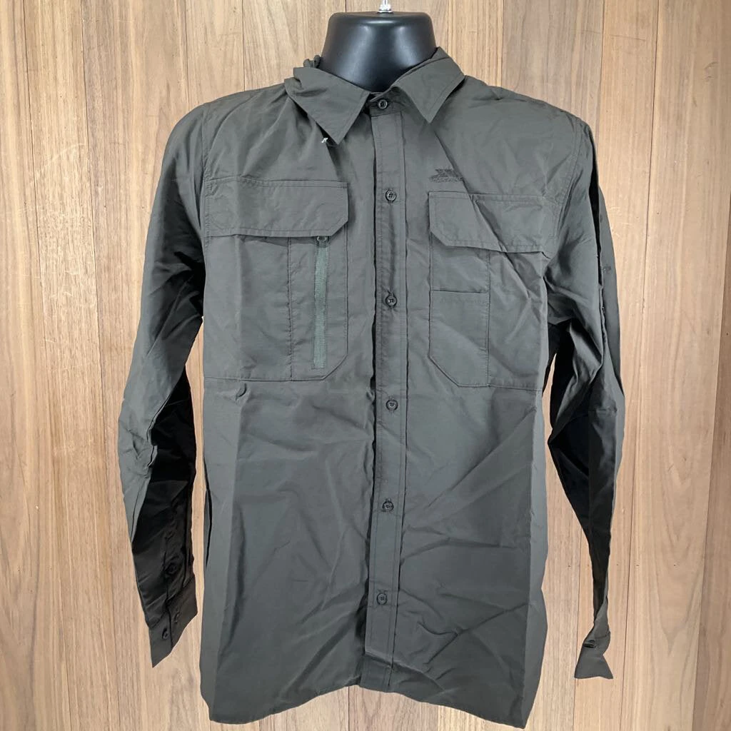 Trespass Men's Bonar Long Sleeve Button Up Shirt Lifestyle Tops Trespass Men's Bonar Long Sleeve Button Up Shirt Lifestyle Tops