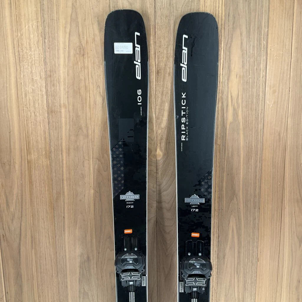 Ski 2022 Elan Ripstick 106 Black Edition W/ Tyrolia Attack 11 Bindings Ski 2022 Elan Ripstick 106 Black Edition W/ Tyrolia Attack 11 Bindings