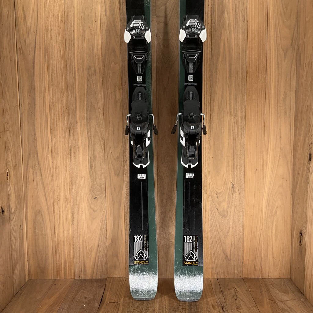 2022 Salomon Stance 90 W/ Salomon Warden 13 Demo Bindings Ski 2022 Salomon Stance 90 W/ Salomon Warden 13 Demo Bindings Ski