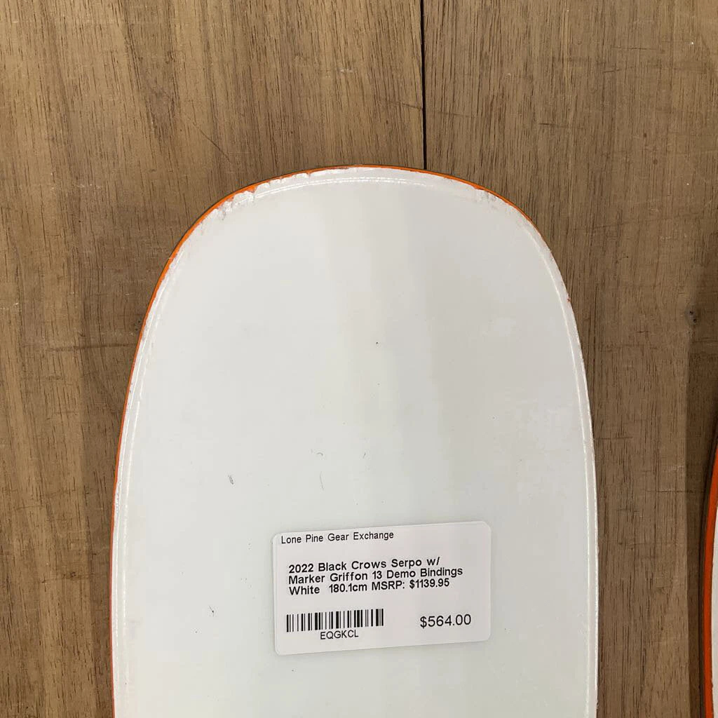 2022 Black Crows Serpo W/ Marker Griffon Demo Bindings 2022 Black Crows Serpo W/ Marker Griffon Demo Bindings