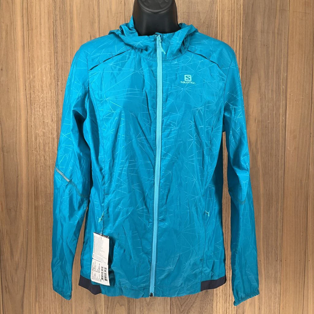 Salomon Women's Agile Wind Print Hoodie Windbreakers & Raincoats Salomon Women's Agile Wind Print Hoodie Windbreakers & Raincoats