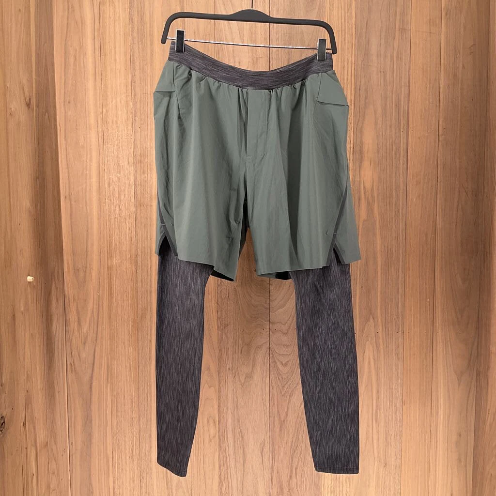 Lululemon Men's Running Shorts W/ Built-In Tights Lululemon Men's Running Shorts W/ Built-In Tights