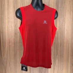 Lifestyle Tops Salomon Men's Trail Runner Sleeveless Tee Shirt