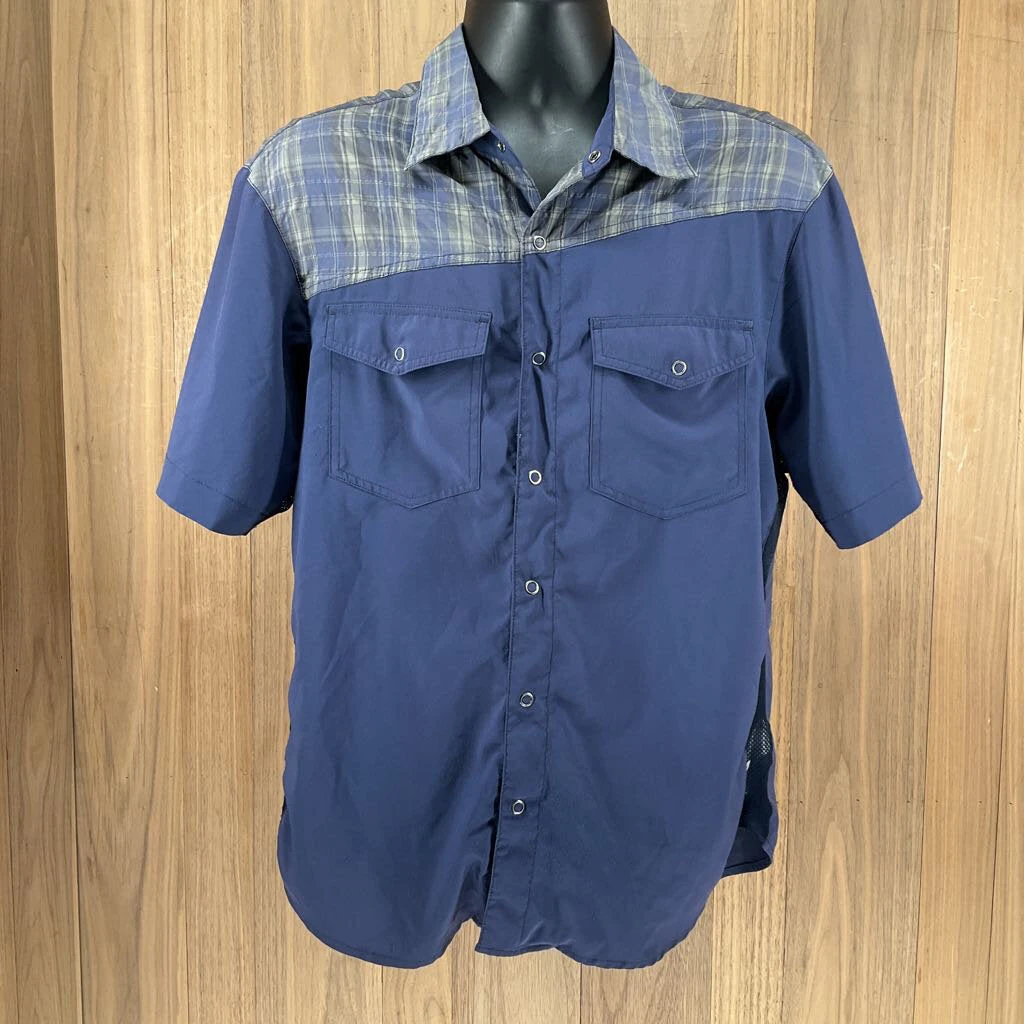 Bike Club Ride Men's Cycling Button-Up Short Sleeve Shirt Bike Club Ride Men's Cycling Button-Up Short Sleeve Shirt