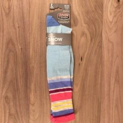 Ski Socks Darn Tough Glacier Stripe OTC Lightweight