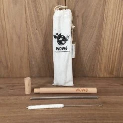 Lone Pine Gear Exchange Wowe Stainless Steel Straw W/ Travel Case