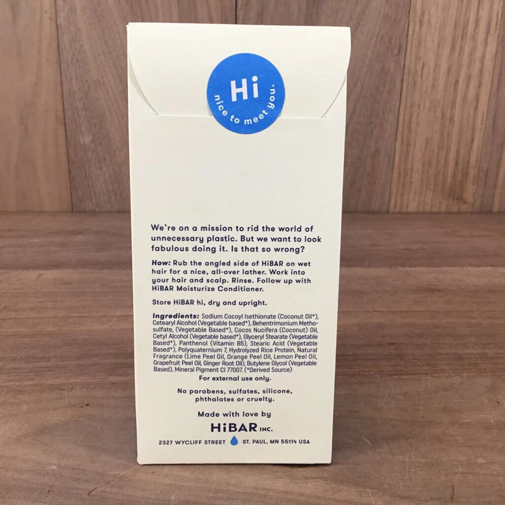 Lone Pine Gear Exchange HiBar Moisturize Shampoo Lone Pine Gear Exchange HiBar Moisturize Shampoo