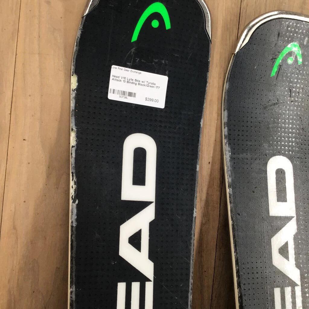 Head V10 Lyte Skis W/ Tyrolia Attack 13 Binding Head V10 Lyte Skis W/ Tyrolia Attack 13 Binding
